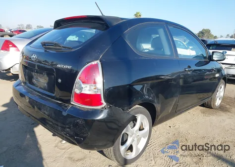 2008 Hyundai Accent Se z USA, uszkodzony, nr VIN KMHCN36C28U073243